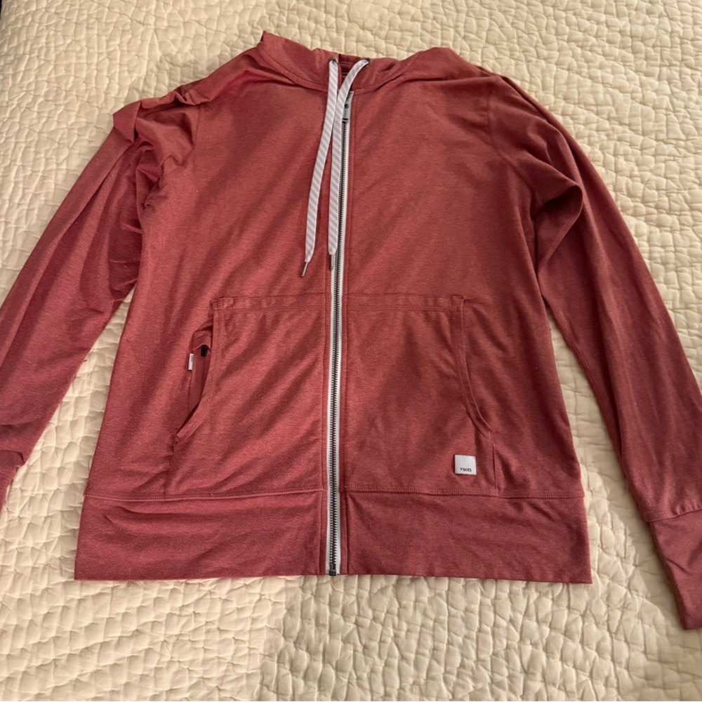 Vuori Halo Performance Hoodie - Cinnamon Heather